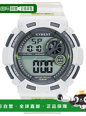 【日本直邮】J Axis精工 运动手表 男士多功能防水表 白色ACY14-W