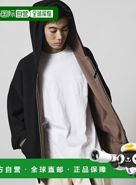 1h可退 日本直邮FREAK'S STORE男装宽松接结双拉链针织开衫 12352