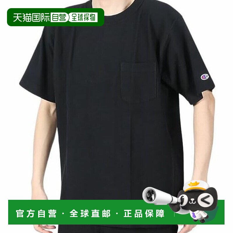 日本直邮Champion RW 短袖口袋T恤 C3Z319-090 男子篮球T恤短袖