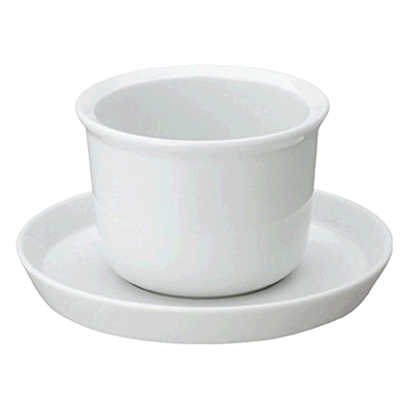 【日本直邮】Kinto 茶杯160ml&茶杯垫套装白色 21234微波炉杯子