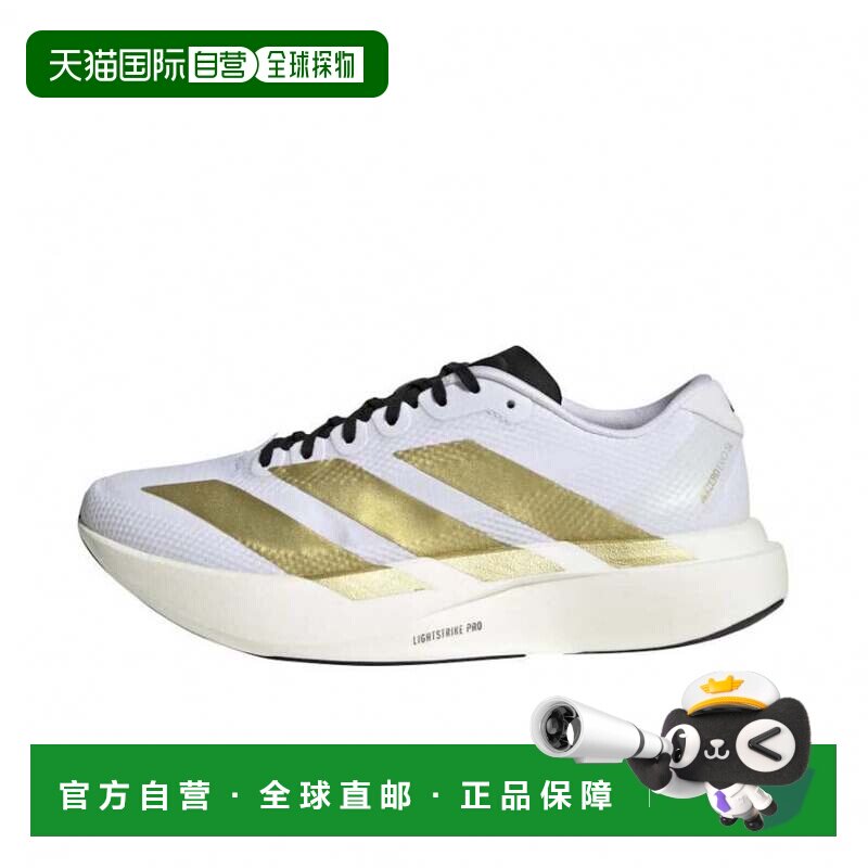 日本直邮adidas Adizero Evo SL 舒适运动跑步鞋 女款 白色图片