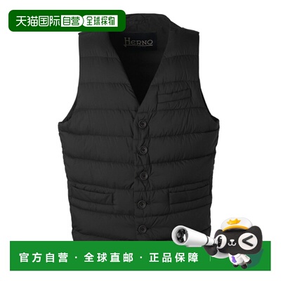 日本直邮HERNO 男士羽绒背心pi002ule 12456z 9202 LEGEND IL PAN