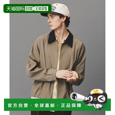 日本直邮PUBLIC TOKYO 男士 春装微弹廓形立领夹克 156250001