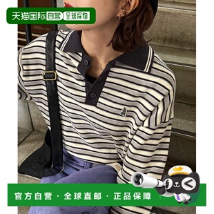 1h可退 日本直邮DOUBLE NAME 女装 宽松版型 班尼路针织POLO衫 23