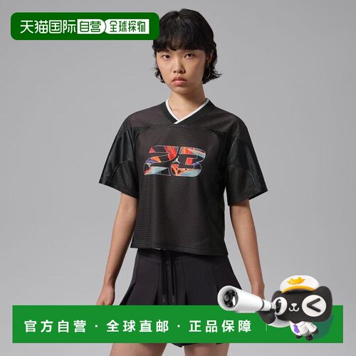 日本直邮Jordan  Flight 短袖网眼拼接透气 T恤 女款