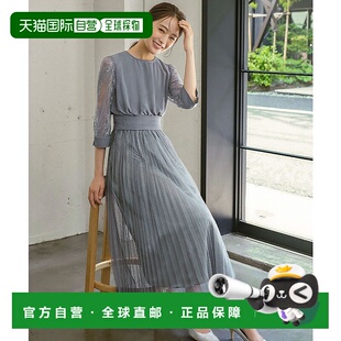 礼服连衣裙 女士蕾丝拼接长款 fu629 日本直邮GIRL 1h可退