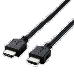 【日本直邮】宜丽客 HDMI线 1.5m 4K2K兼容 黑 DH-HD14EL15 / RS