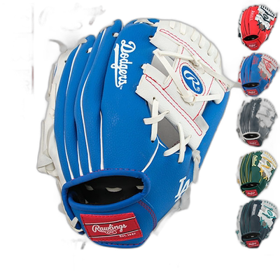 日本直邮Rawlings 手套儿童 洛杉矶道奇队 MLB 球队设计儿童右手