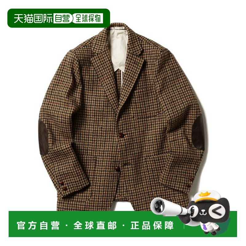 1h可退 日本直邮BEAMS PLUS / 哈里斯呢 猎枪俱乐部格子 3钮 夹克,男装,休闲西服,淘宝优惠券,粉丝福利购,淘宝优惠卷