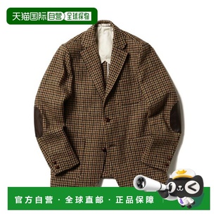 1h可退 日本直邮BEAMS PLUS / 哈里斯呢 猎枪俱乐部格子 3钮 夹克