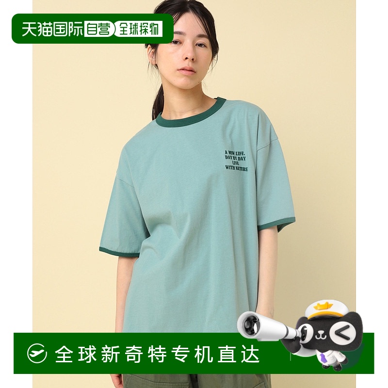 1h可退日本直邮RNA-N女士刺绣LOGO圆领T恤 IM2433/m2433