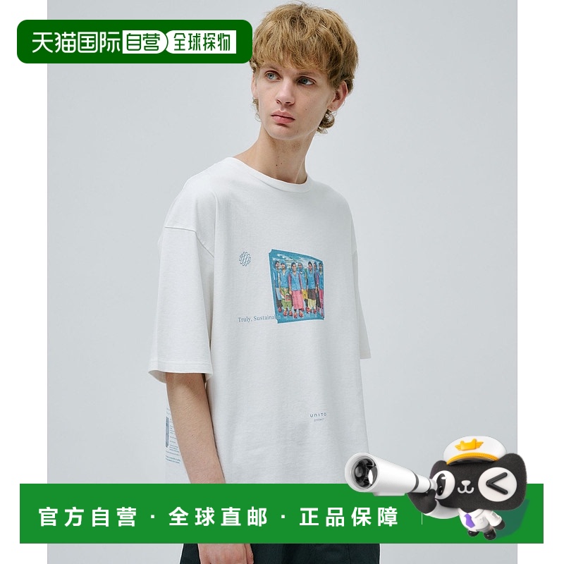 1h可退 日本直邮PUBLIC TOKYO 男装 联名可持续棉T恤 UNITO项目合