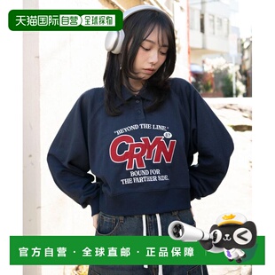 卫衣 日本直邮WEGO 襟领图形短款 春款 WE26SP02L0019 女士