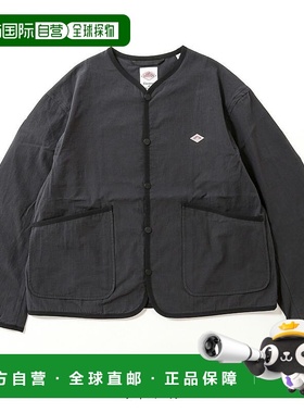 1h可退 日本直邮Danton 女士无领棉质外套 #DTA0666 MUG新款