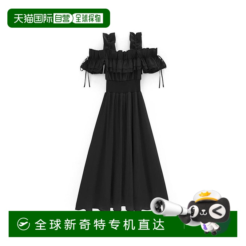 日本直邮日潮 GRL 荷叶边露肩束腰连衣裙 吊带性感场合裙子MB1584