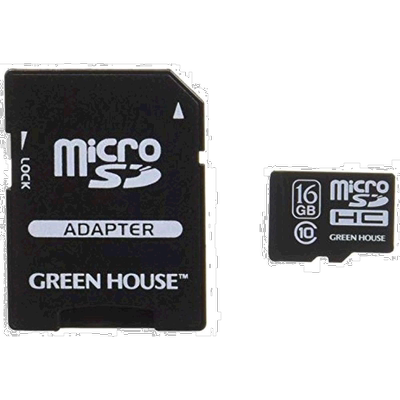 【日本直邮】Green House microSDHC记忆卡 数据恢复功能16GB内存