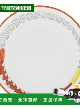 日本直邮爱马仕 14厘米面包盘马术系列57012餐具瓷器