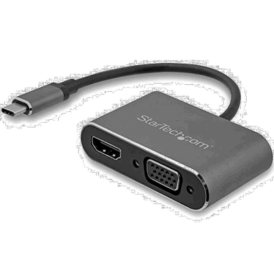 【日本直邮】StarTech.com USB-C-VGA / HDMI转换显示适配器CDP2H