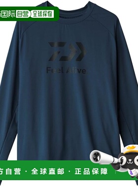 【日本直邮】达亿瓦ICEDRY 长袖衬衫 25DE-6225 藏青