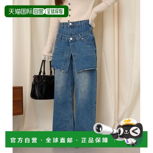 日本直邮CIAOPANIC 女装 宽腿层叠牛仔裤 CPZ1062【付后1h可退】