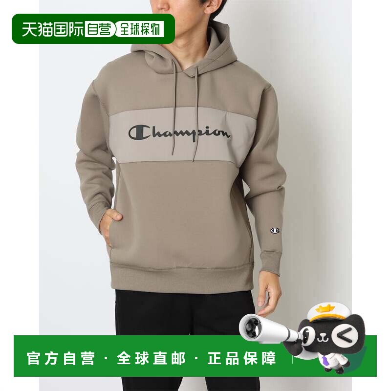 日本直邮Champion 卫衣 灰色 3LS 连帽 C3-CS110