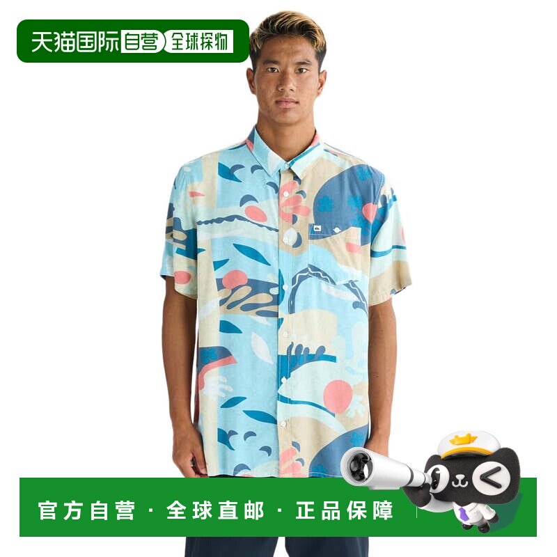 日本直邮Quiksilver SAFE PARADISE 男士半袖衬衫 [25SUEQYWT0460