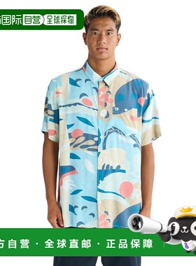 日本直邮Quiksilver SAFE PARADISE 男士半袖衬衫 [25SUEQYWT0460