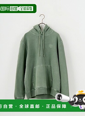 1h可退 日本直邮DEUS EX MACHINA 男士宽松连帽衫 胸前盾牌刺绣