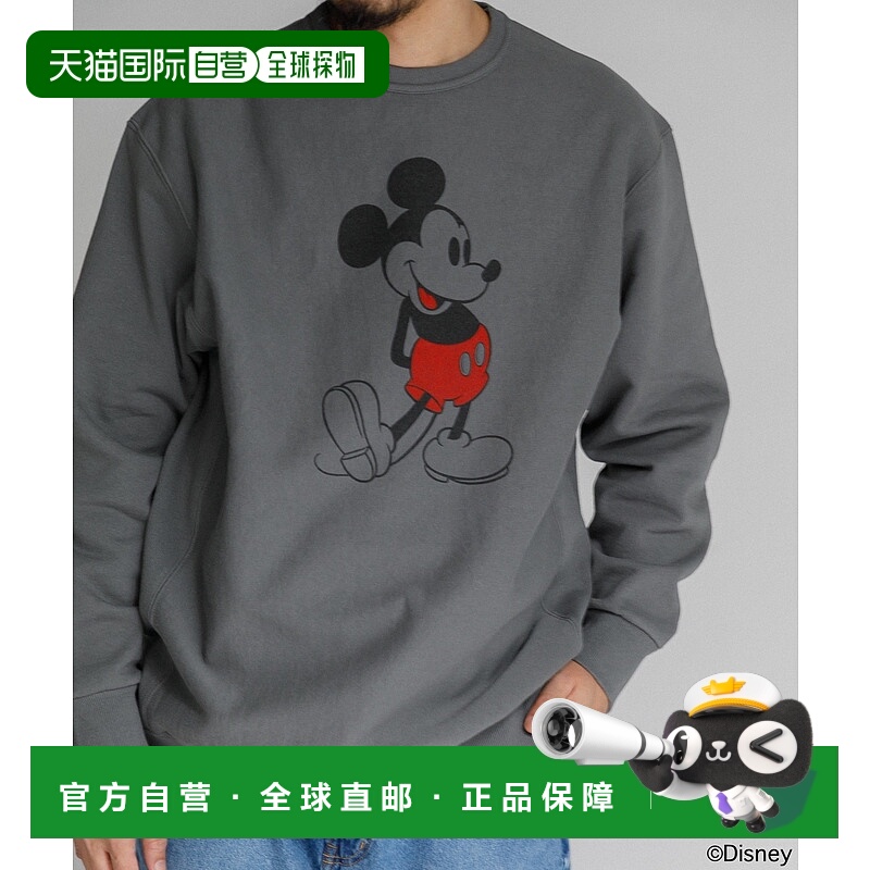 1h可退 日本直邮AMERICAN RAG CIE 米奇复古风男女同款休闲卫衣 A