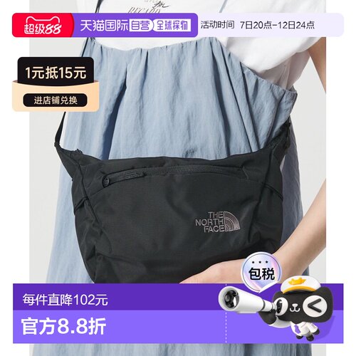 日本直邮the north face 女士 单肩包北面斜挎包背包