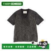 日本直邮FUTURE FADE ARCHIVE 1h可退 男士 V领T恤 DAMAGE BLACK