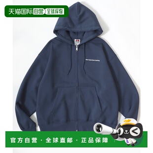 1h可退 日本直邮BEN DAVIS 男女同款 加厚连帽卫衣 宽松版型 胸前