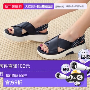 日本直邮Le Coq Sportif 交叉带运动凉鞋 (LCS Loire CB SD)（海