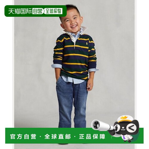 日本直邮Ralph Lauren 男孩2岁至7岁Polo Prep Star弹力牛仔裤 85