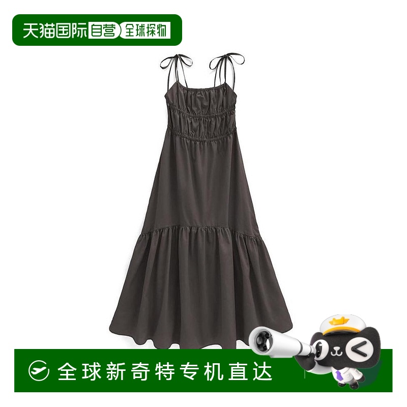 日本直邮日潮 GRL 蝴蝶结带聚拢吊带连衣裙tg671
