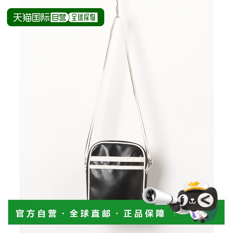 1h可退 日本直邮FRED PERRY 男女同款 经典小型斜挎包 罗纹提花标