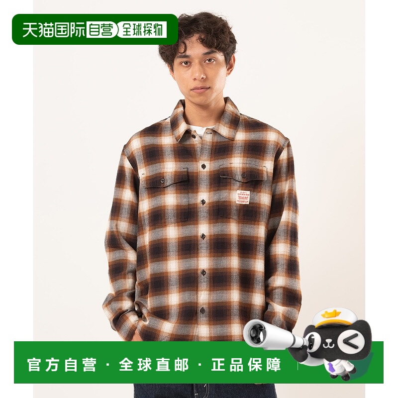 1h可退 日本直邮Levi's 男装 工装衬衫 经典纽扣宽松设计 003O200