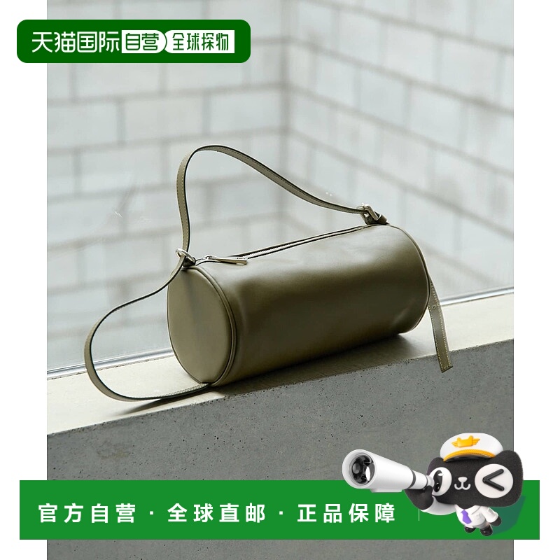 1h可退 日本直邮Hoaw. 女士意大利皮革2WAY手提斜挎包圆筒迷你简