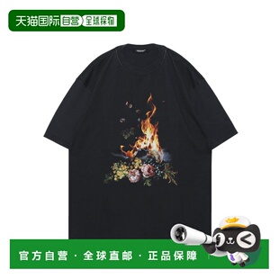 付款1h内可退 日本直邮UNDERCOVER男女同款棉质T恤 前幅印花设计