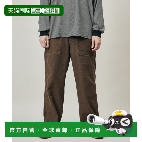日本直邮GUNG HO 男装 宽直筒工装风休闲裤 1043108200021直筒裤