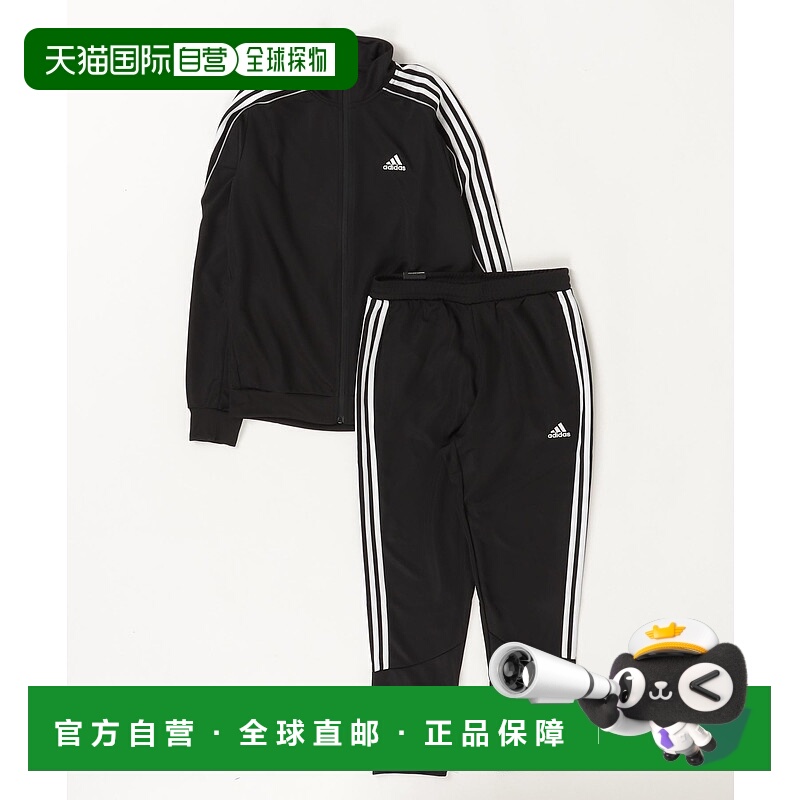 日本直邮1h可退 adidas 男士运动款三条纹拉链套装 AD JSH813S 2P
