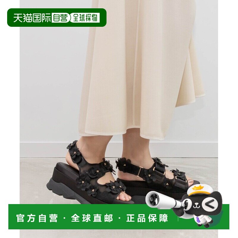 1h可退 日本直邮RANDA女士花朵刺绣运动凉鞋 ER33217