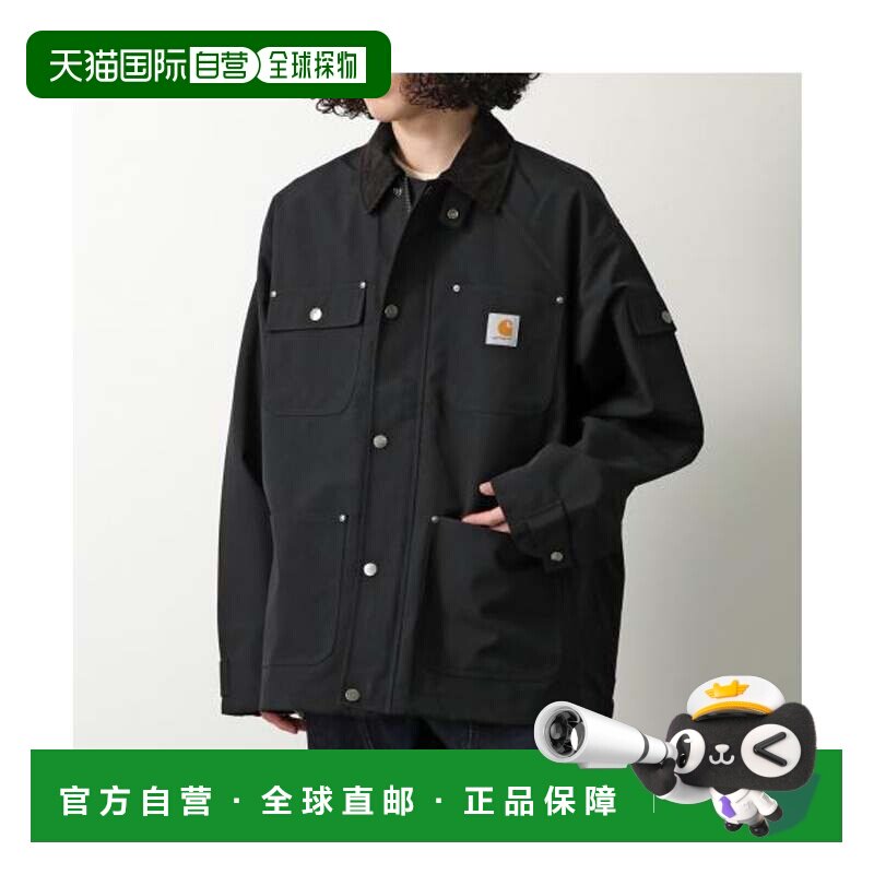 日本直邮Carhartt 尼龙夹克 CLAPTON JACKET I034424 00EXX 黑色