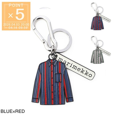 日本直邮Marimekko 女士钥匙圈型号 095337 877Vekku Kioski 钥匙