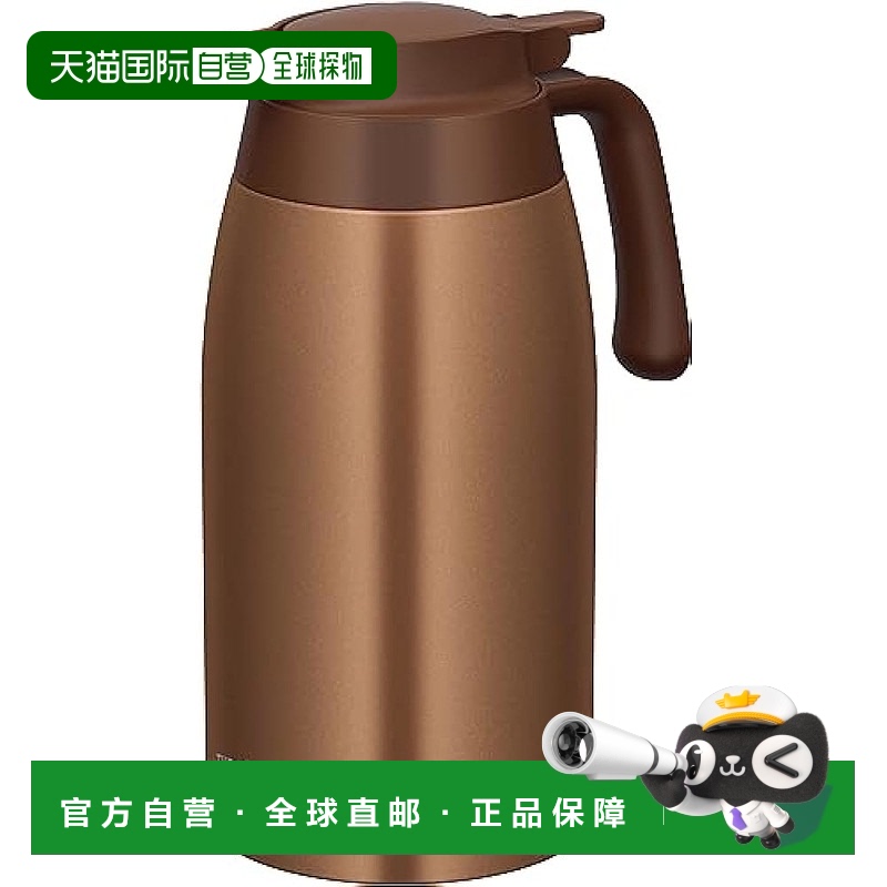 【日本直邮】Thermos膳魔师 不锈钢保温瓶 2L 棕金TTB-2001 BWG