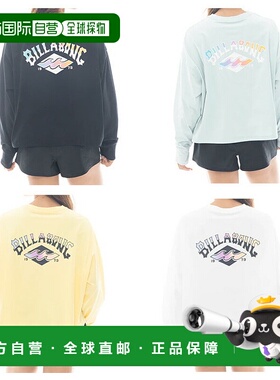 日本直邮Billabong 女士 MORFY Sunnet Arch 长袖 T 恤 防晒衣 海