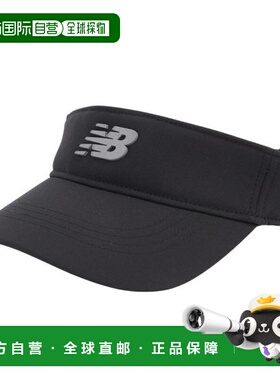 日本直邮New Balance 女士高性能遮阳帽 LAH51008BK 黑色