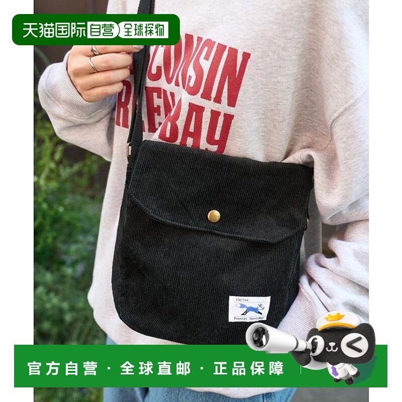 1h可退 日本直邮官方授权 CIAOPANIC TYPY 【FOX】灯芯绒翻盖迷你