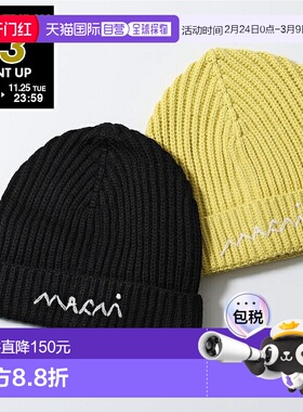 日本直邮MARNI KIDS M01638 M00WB 女士及女童针织帽罗纹针织帽羊