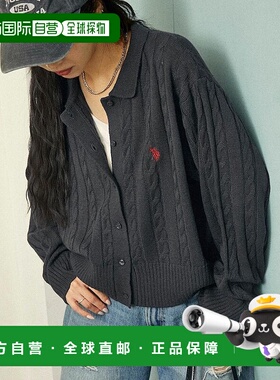 1h可退 日本直邮U.S. POLO ASSN. 女装 2025秋冬 针织开衫  32342